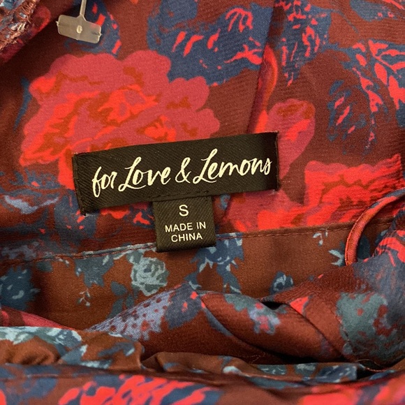 For Love and Lemons .Size small . Satin  . - Picture 2 of 4